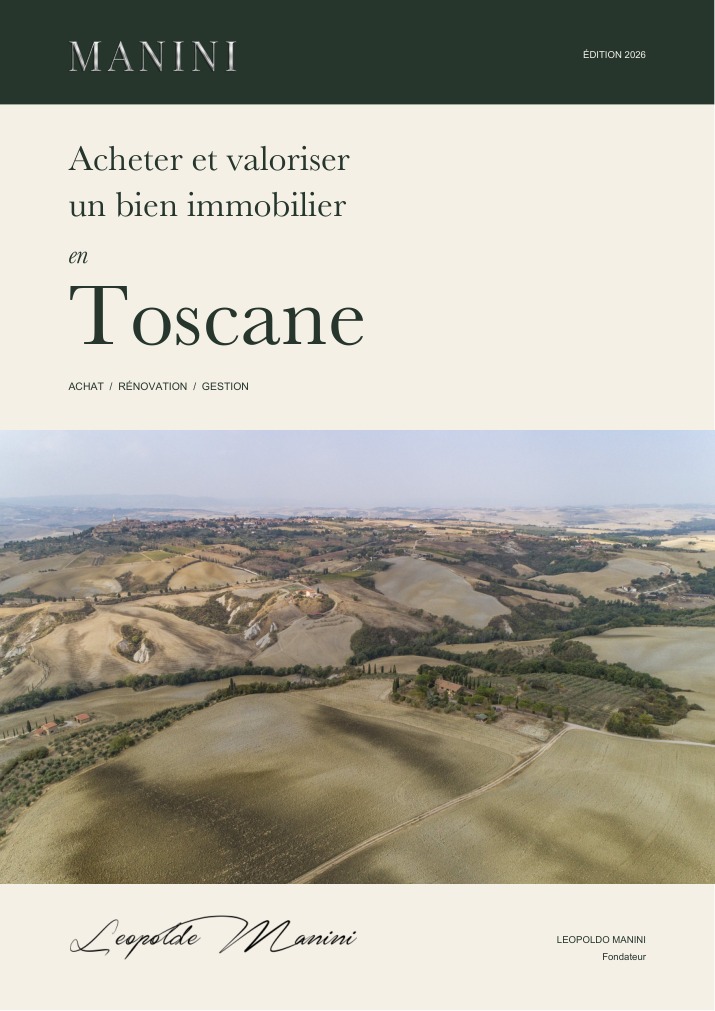 Couverture du guide d’achat en Toscane — édition française